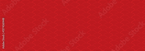 Abstract wave graphic. Japanese wave seamless pattern background. Decorative wallpaper. Oriental pattern design vector. Geometric and ornamental design. 