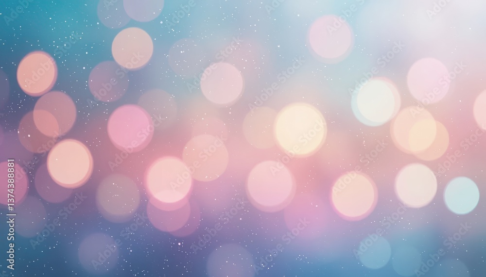 Obraz premium Vibrant bokeh lights celebration abstract setting digital artwork colorful glow artistic viewpoint creative atmosphere for visual appeal