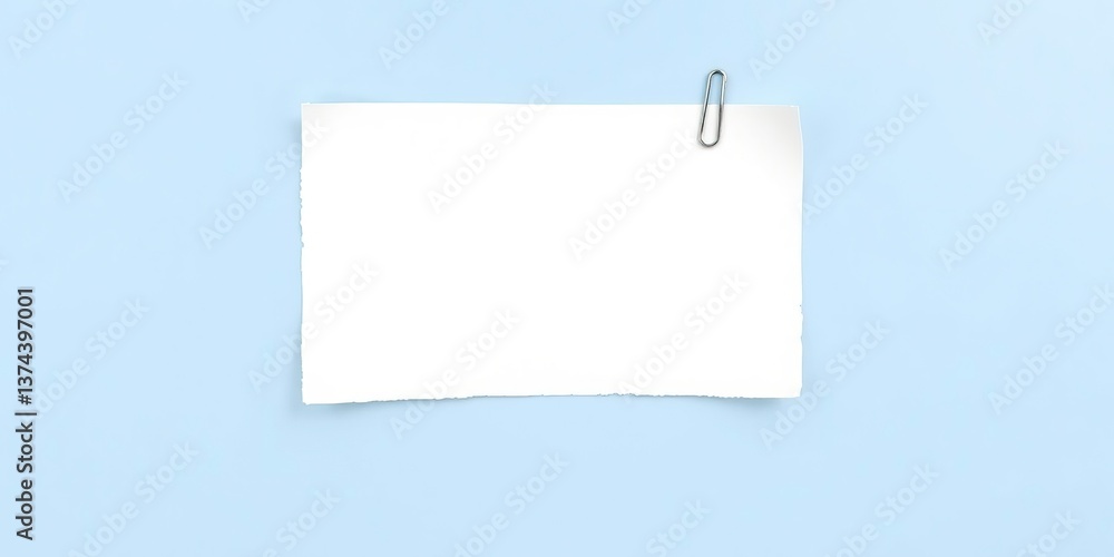 Blank Paperclip Mockup for Design Inspiration Blank Paperclip Mockup for Design Inspiration