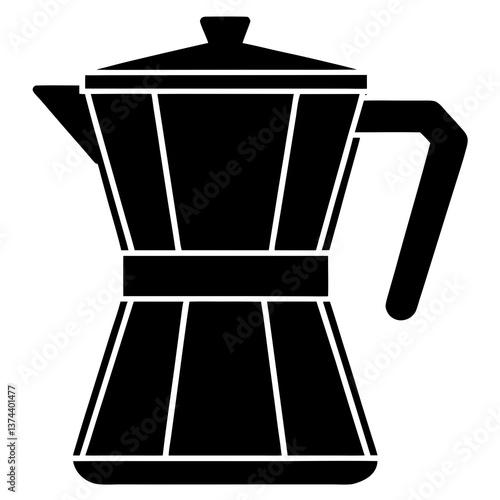 coffee maker on white background