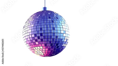 Disco Ball Isolated on white Background
