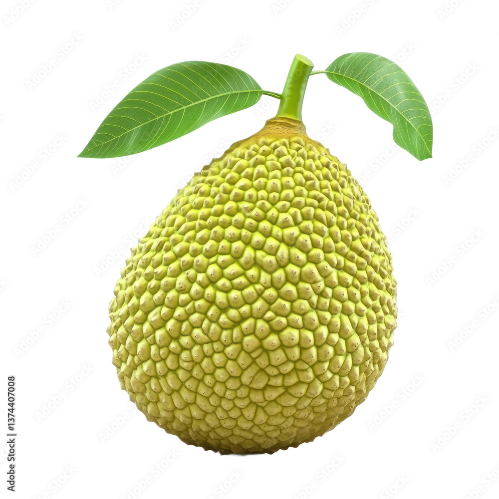 3D icon of Breadfruit isolated on transparency background