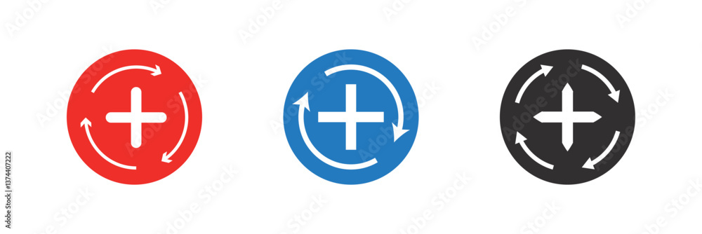 Health recovery icon. flat style design. Health recovery icon. flat style design.