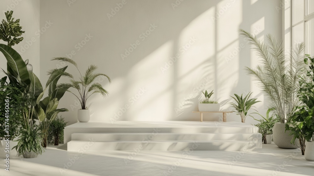 Minimal modern house in 3D, with flat surfaces, large windows, and a simple yet elegant design, showcased on a white background Minimal modern house in 3D, with flat surfaces, large windows, and a simple yet elegant design, showcased on a white background