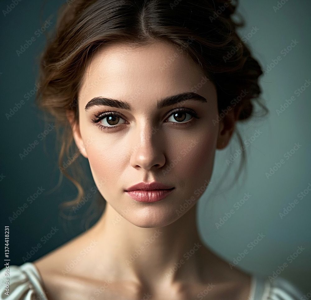 Naklejka premium Portrait of a woman.