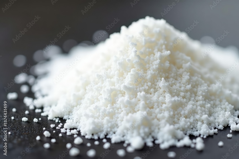 Fine white granulated sugar, close-up texture, carbohydrate, clean Fine white granulated sugar, close-up texture, carbohydrate, clean