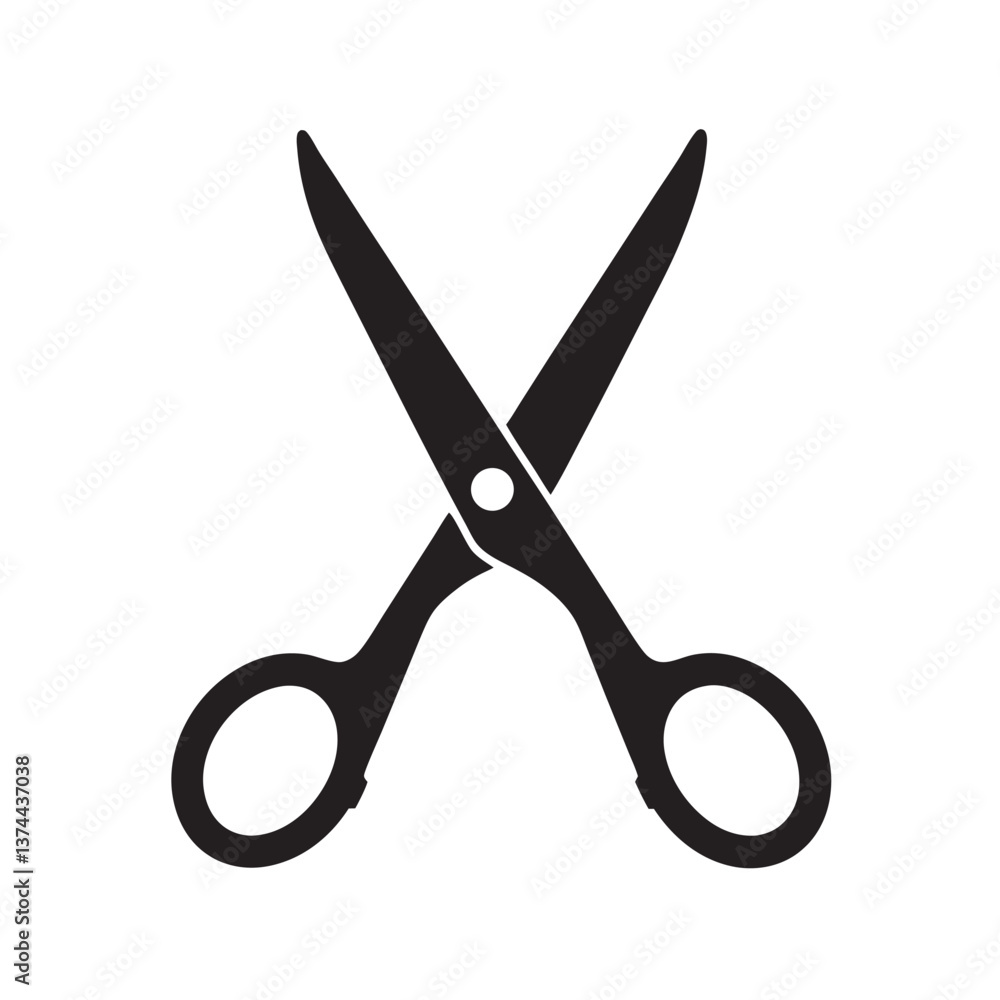 Scissors isolated on white background, Scissors icon design, black Silhouette vector scissors icon white background
Scissors isolated on white background, Scissors icon design, black Silhouette vector scissors icon white background