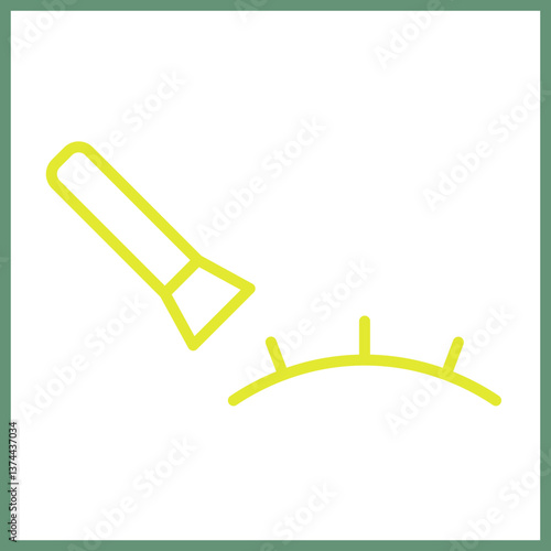 Eyebrow Gel Icon Design
