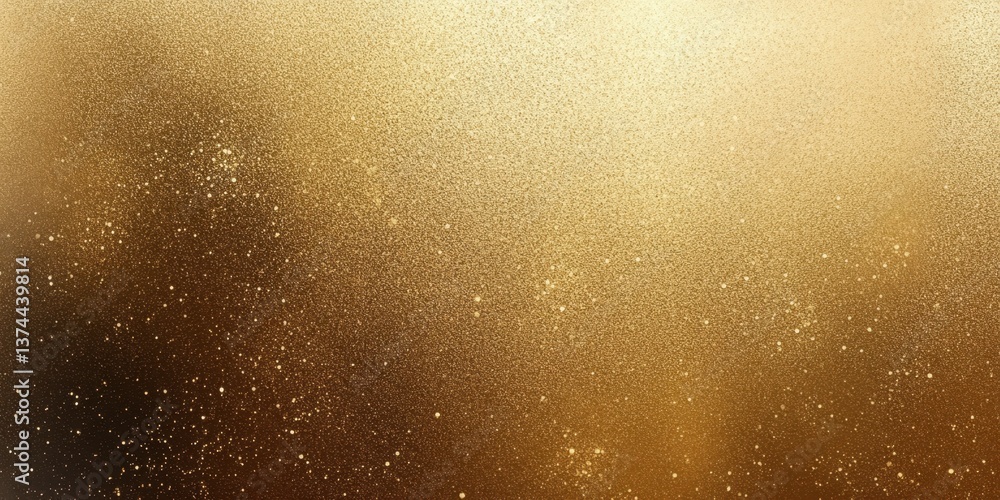 Shiny grainy brass metal texture blending with pearl gold metallic tones, creating an abstract gradient golden glitter background, perfect for an elegant banner. Shiny grainy brass metal texture blending with pearl gold metallic tones, creating an abstract gradient golden glitter background, perfect for an elegant banner.