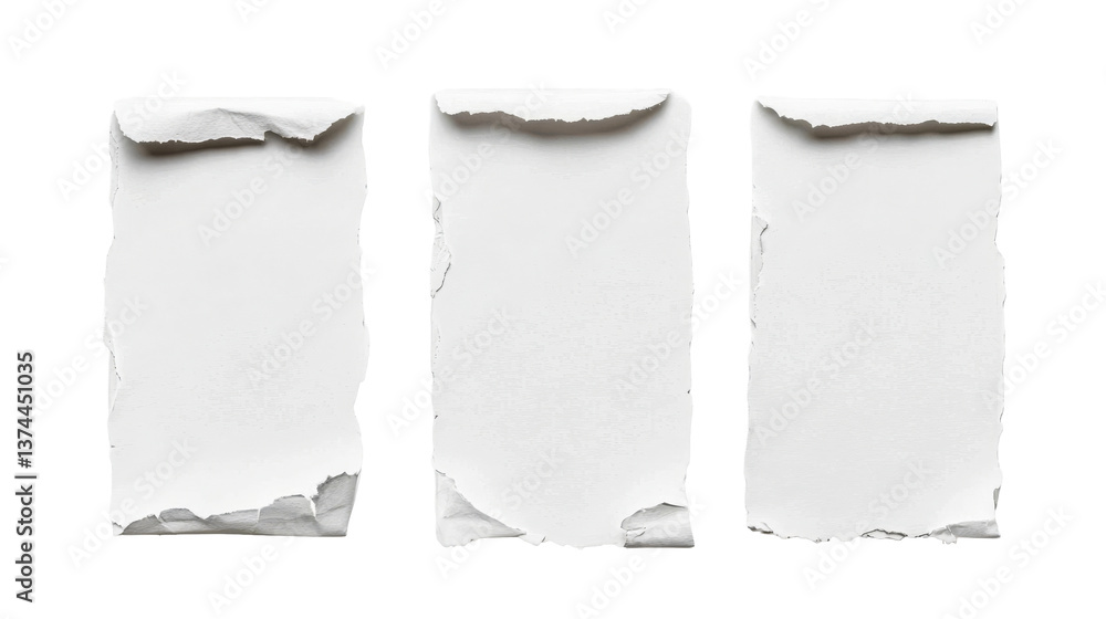 custom made wallpaper toronto digitalTorn white paper edges, rough textured borders, cutout elements, cut out transparent