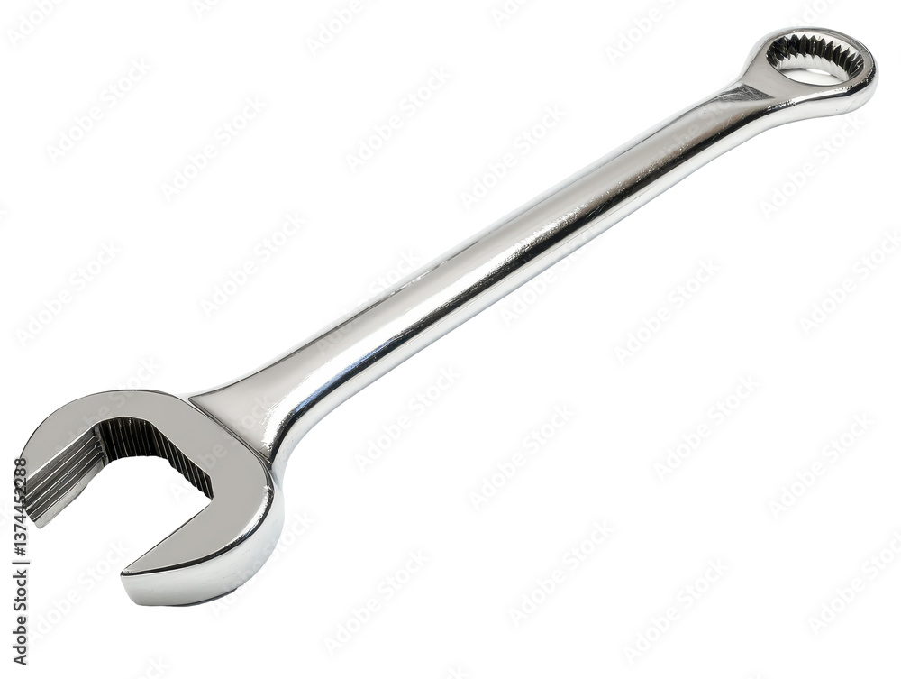Isolated Serrated Wrench Isolated Serrated Wrench