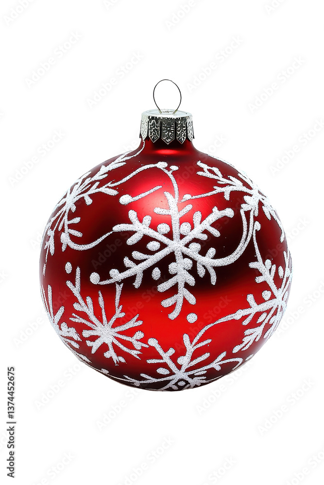 Isolated Red Ornament Isolated Red Ornament