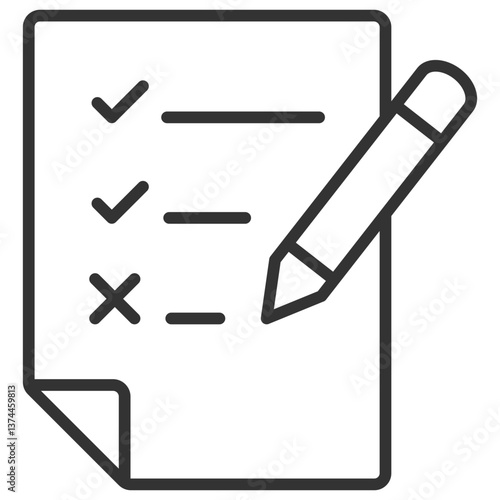 Evaluation Outline Icon