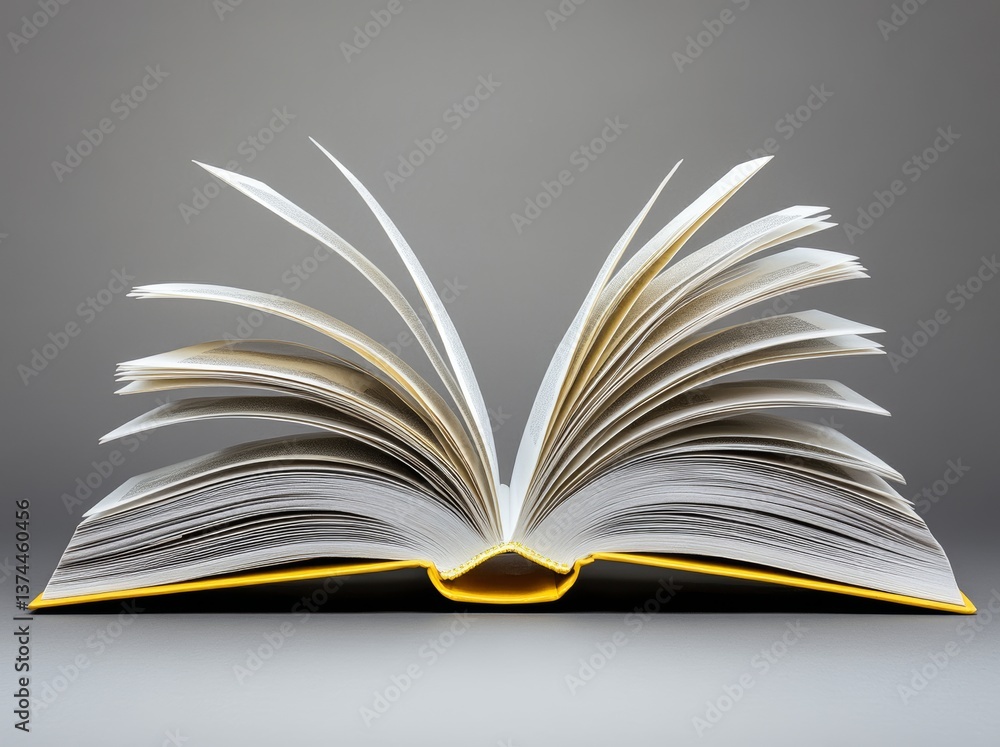 A4 Brochure Mockup Featuring a Photorealistic Light Grey Background A4 Brochure Mockup Featuring a Photorealistic Light Grey Background