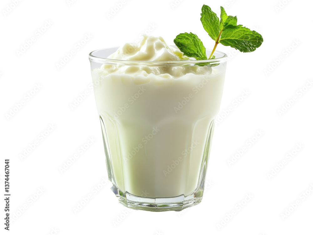 Isolated Refreshing Yogurt Drink Isolated Refreshing Yogurt Drink