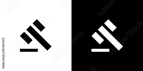 Abstract letter F icon
