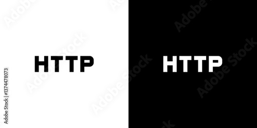 HTTP letters icon
