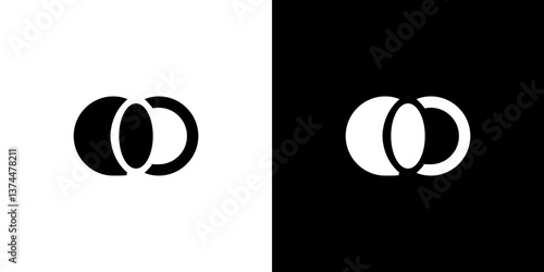 Two overlapping circles icon
