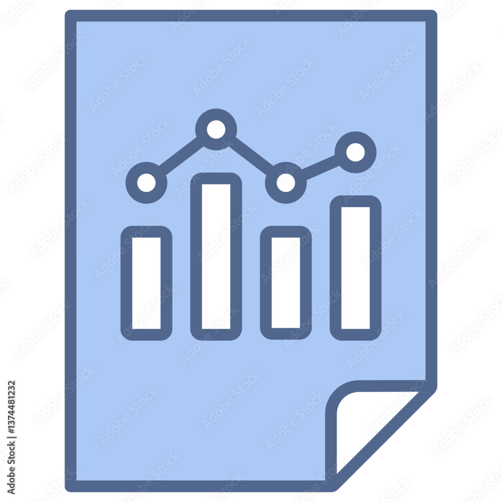 Statistics Blue Icon Statistics Blue Icon
