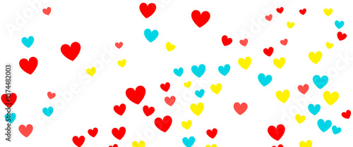colorful heart illustration...