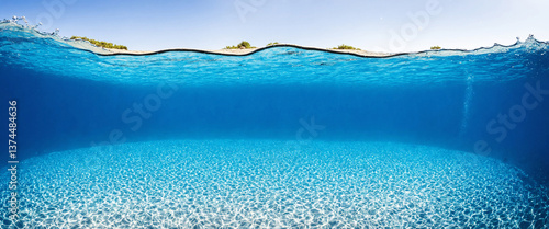 underwater ocean view with ...