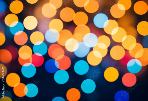 circular bokeh light pattern