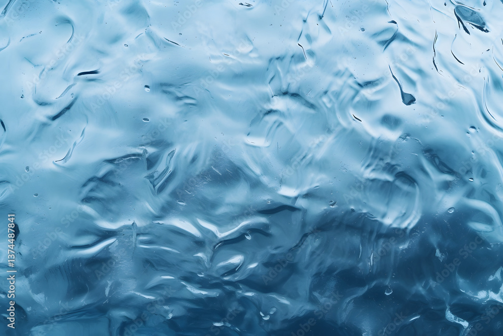 Tranquil Blue Water Surface with Delicate White Bubbles Floating Gently in Sunlight
Tranquil Blue Water Surface with Delicate White Bubbles Floating Gently in Sunlight