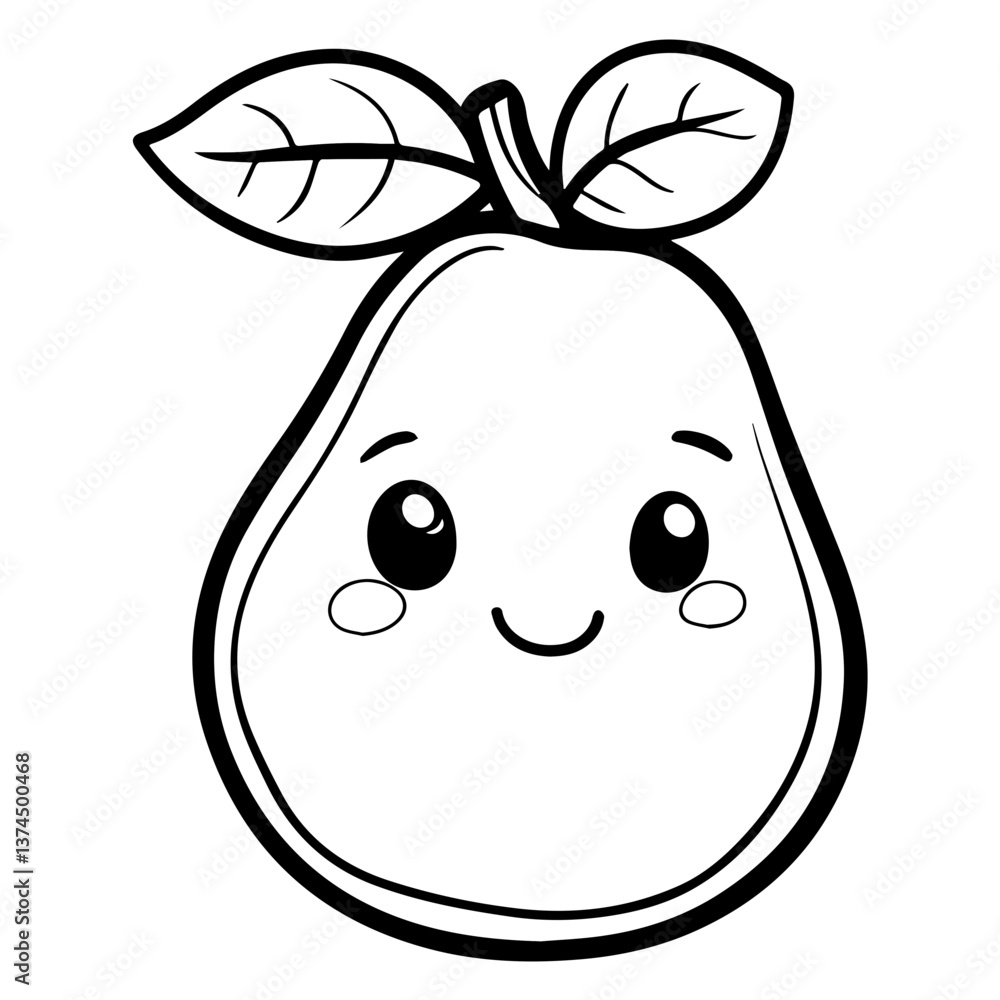 Obraz premium Half Cut Avocado vector icon. fresh Avocado fruit vector. avocado fruit vector. split avocado