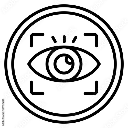 Vision Outline Icon