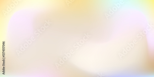 Abstract blurred gradient mesh background. Colorful smooth banner template. Holographic Texture. Neon Poster.