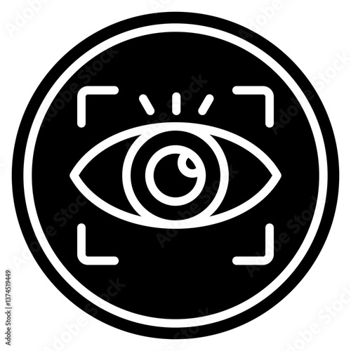 Vision Glyph Icon