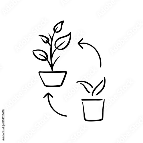 plant swap icon