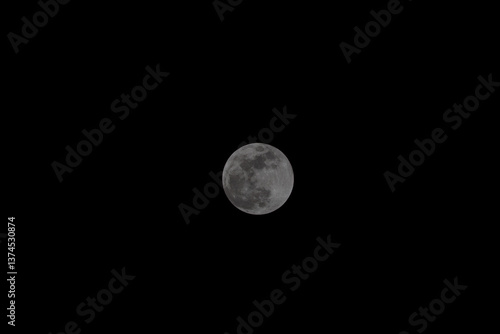 Obraz na płótnie full moon on black w salonie