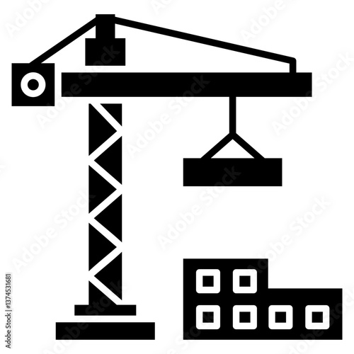 Construction Glyph Icon