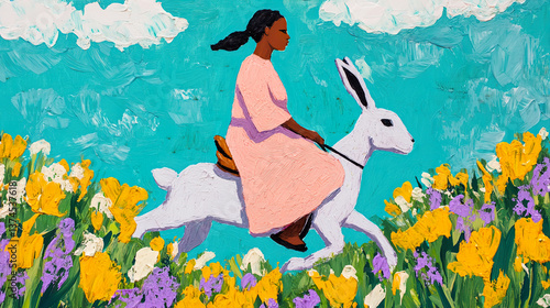 Acrylic Gouache Canvas Painting: Black Marker Accents, Artistic Expression, Modern Wall Art, Unique Texture, Bold Color Combinations, Contemporary Acrylic Artwork.
