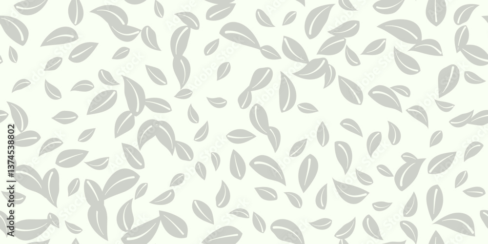 Wallpaper, textile, pattern seamless natural with hand drawn leaves. Background trendy design Wallpaper, textile, pattern seamless natural with hand drawn leaves. Background trendy design