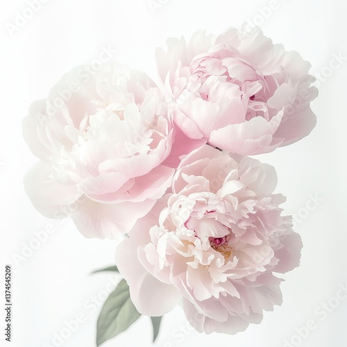 Wallpaper Mural Lush pink peonies in a romantic floral arrangement Torontodigital.ca