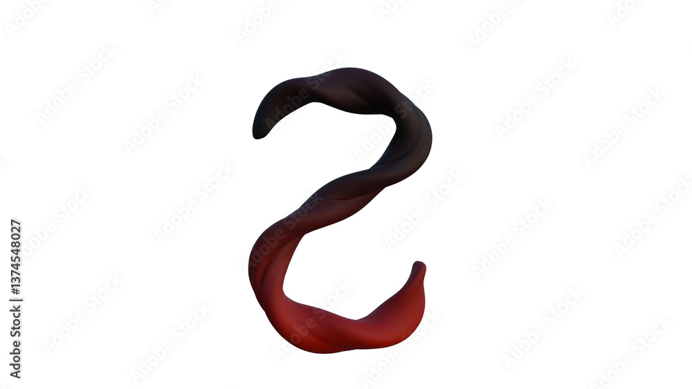 S letter red and black S letter red and black