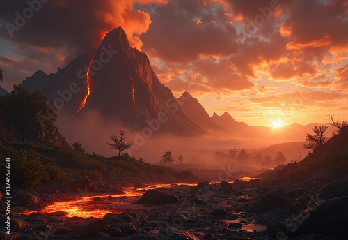 lush alien planet in a distant galaxy