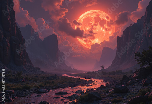 lush alien planet in a distant galaxy