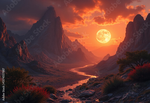 lush alien planet in a distant galaxy