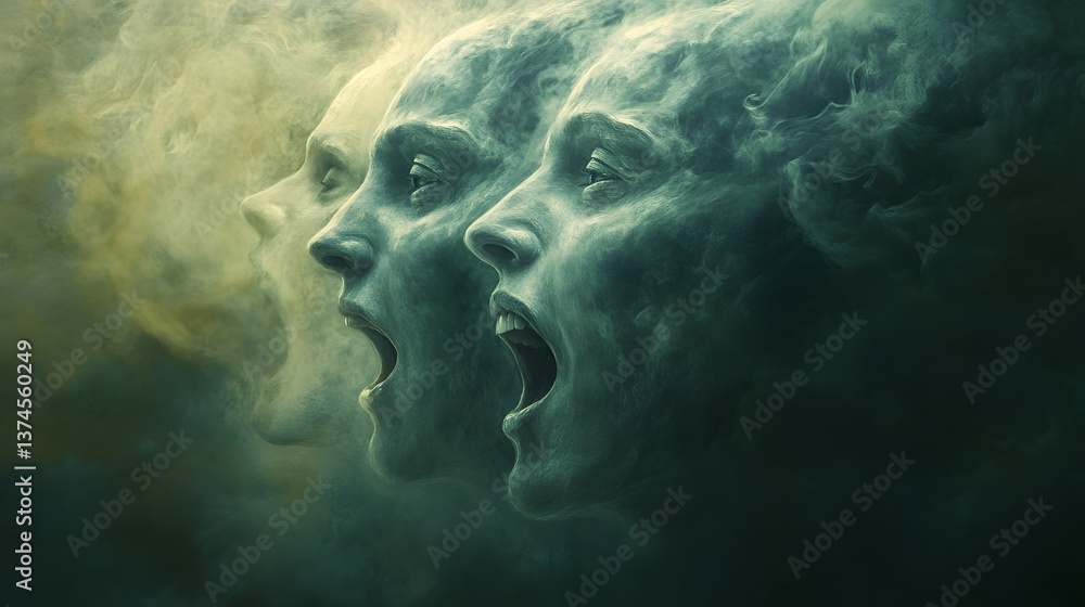 Exploration of Identity and Emotion Through Faces in Mist Exploration of Identity and Emotion Through Faces in Mist