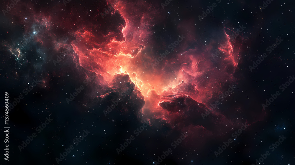 Unicorn in space nebula. Mythic Tablet. Illustration Unicorn in space nebula. Mythic Tablet. Illustration