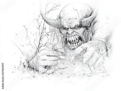 Anime creature or monster s...