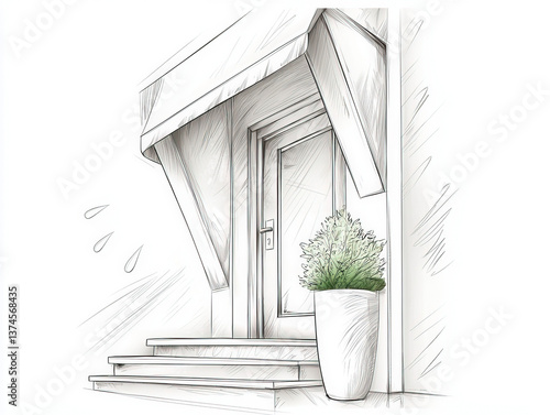 Blueprint sketch: An archit...