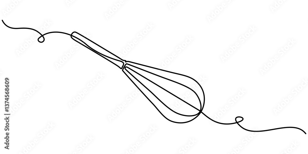 Beater Continuous Line Icon, Continuous one line whisk. Stock vector illustration, Continuous one line drawing whisk. Stock vector illustration, Whisk Kitchen Icon In Line Style, Recipe continuous. Beater Continuous Line Icon, Continuous one line whisk. Stock vector illustration, Continuous one line drawing whisk. Stock vector illustration, Whisk Kitchen Icon In Line Style, Recipe continuous.