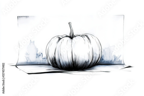 pumpkin sketch