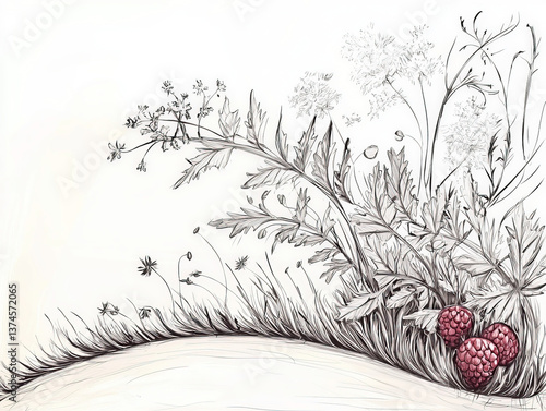 Sketch border: A decorative...