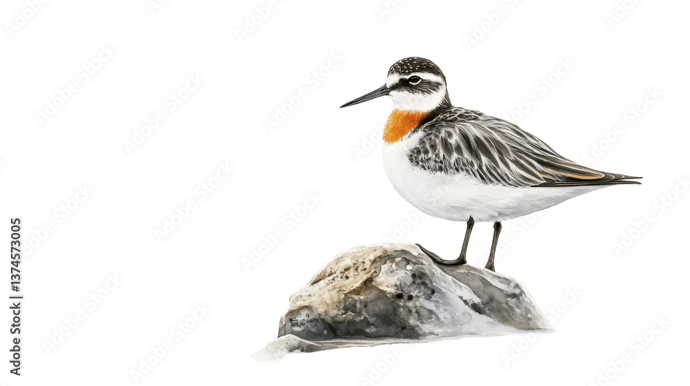 Obraz premium great crested cormorant on transparent background