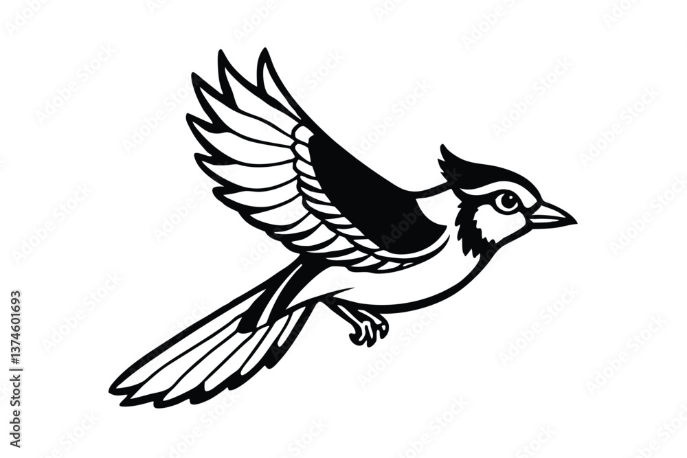 Obraz premium vector illustration of an eagle